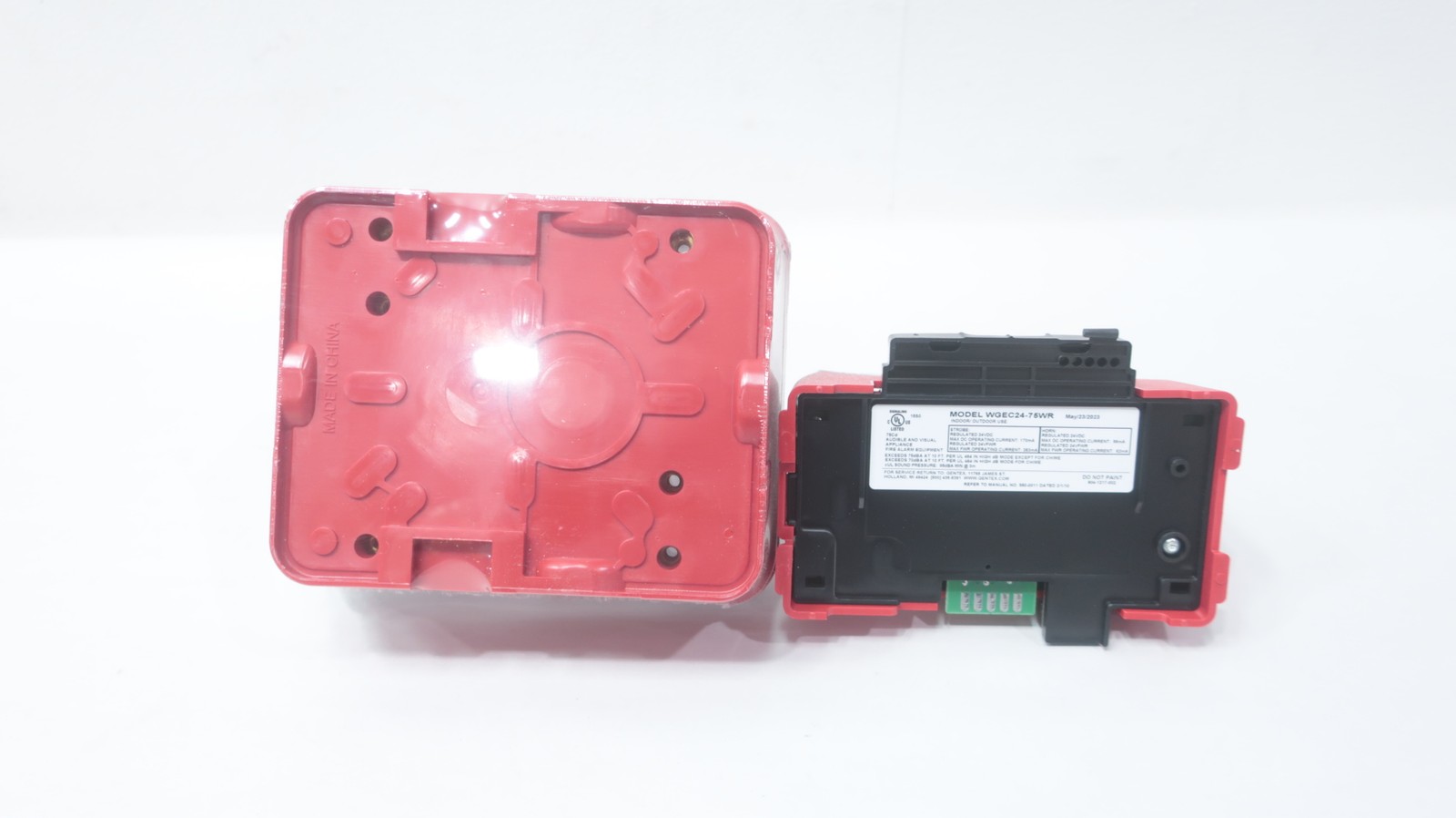 Gentex WGEC24-75WR Weatherproof Fire Alarm & Strobe Module