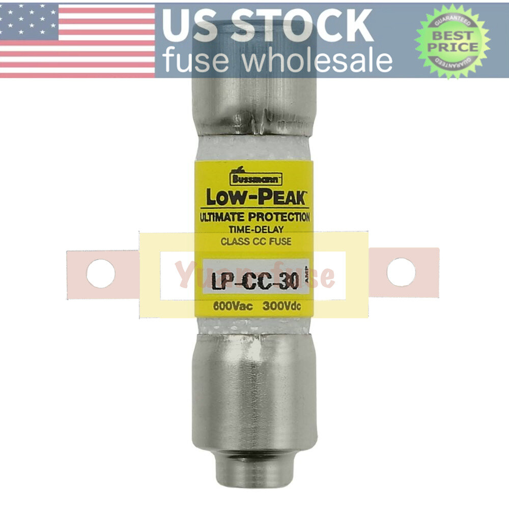 10PCS LPCC30 New Bussmann LP-CC-30 30A 600Vac Time-delay Fuse Fast Delivery