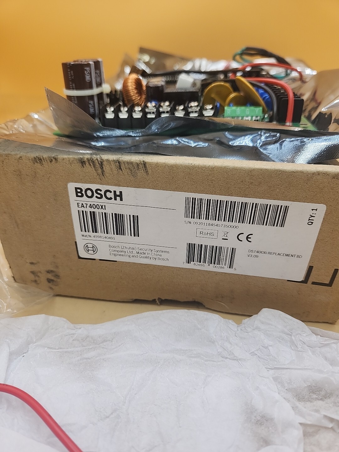 BOSCH EA7400XI 7430 SECURITY SYSTEM MAIN CONTROL BOARD FOR DS7400XI V3.09