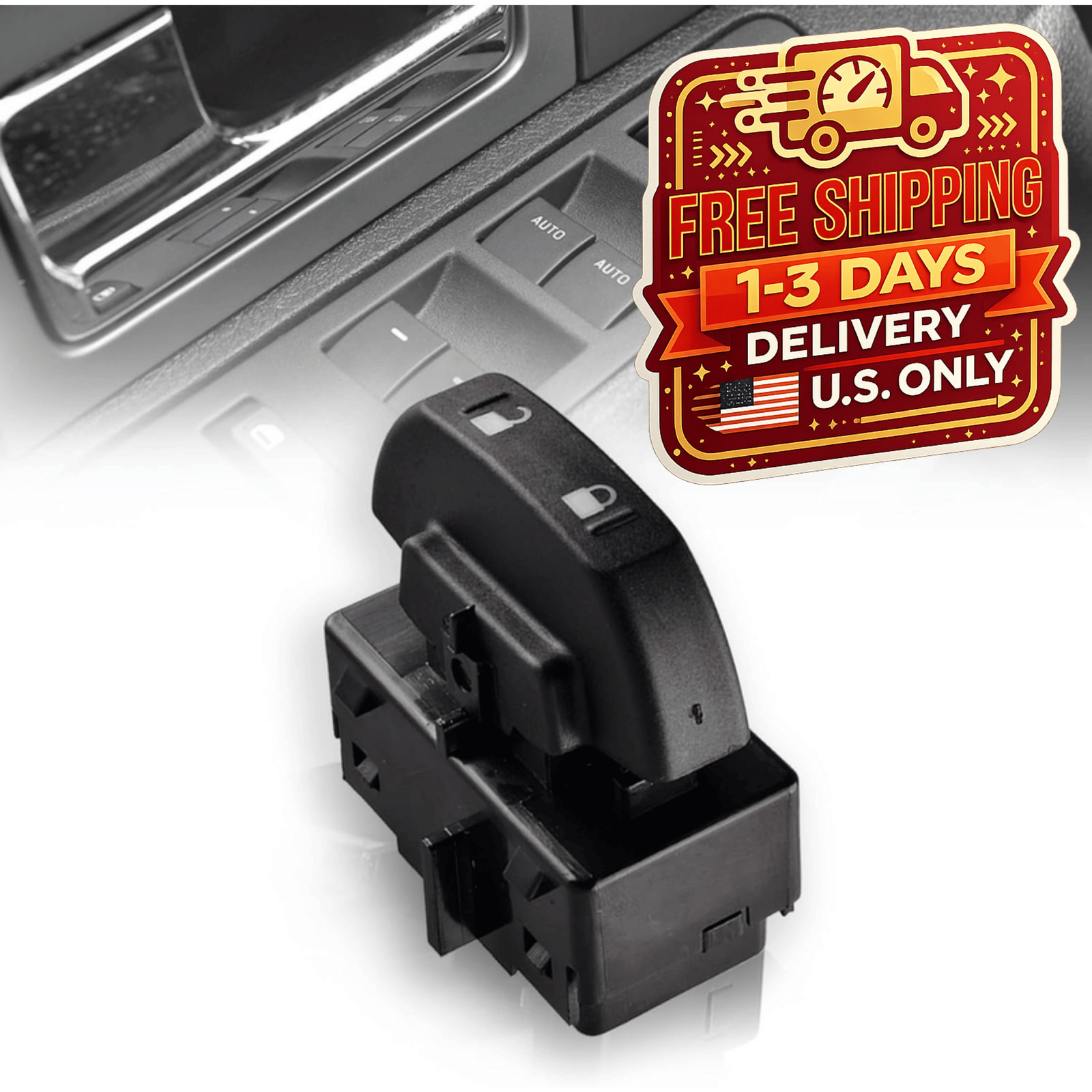Front Power Door Lock Switch for 2009-2014 Ford F-150 9L3Z-14028-AA SW-7254 Asse
