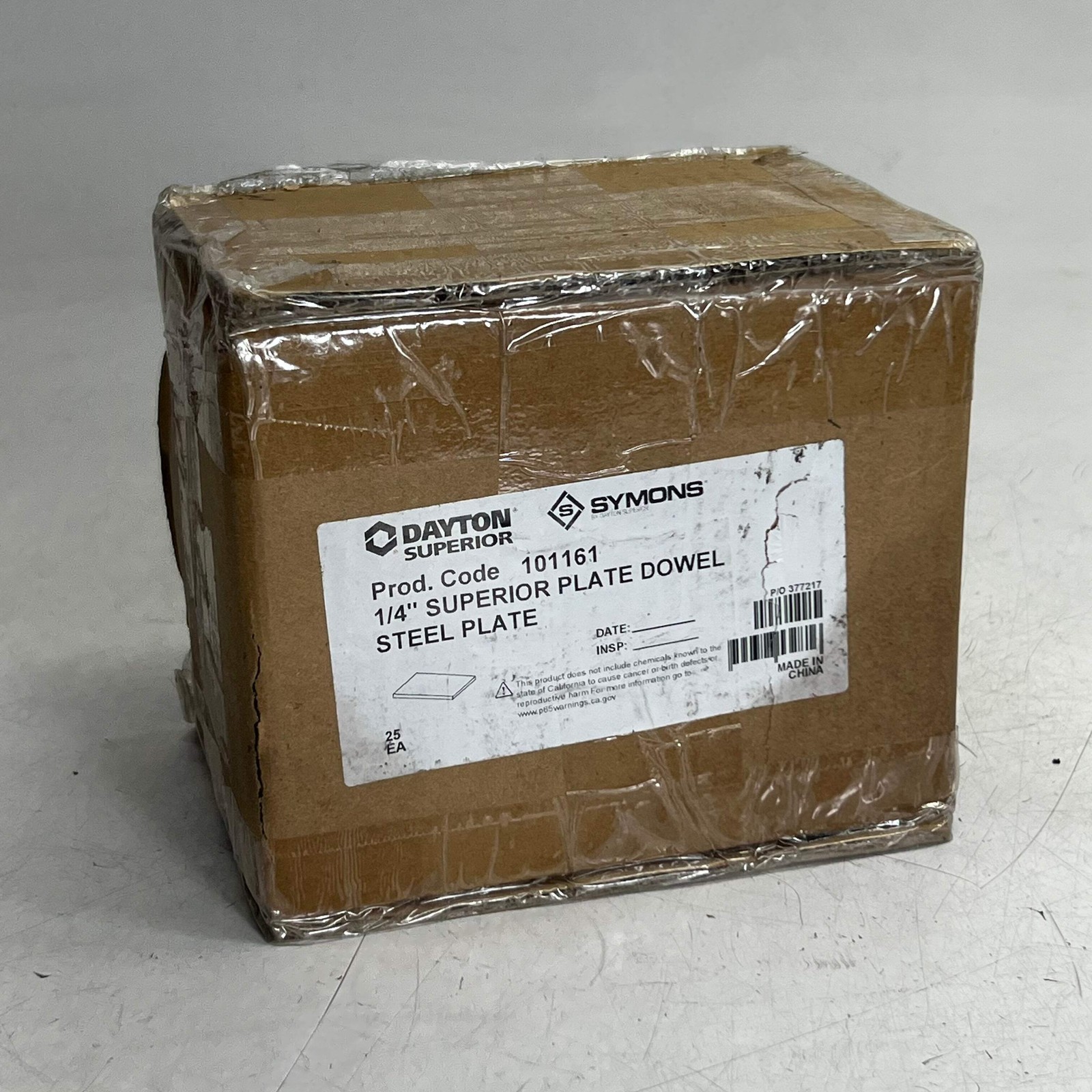 DAYTON (25 PACK) 1/4″ Superior Plate Dowel Steel Plate 101161