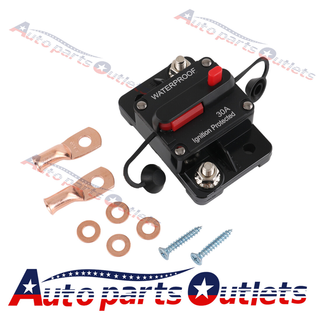 30A-300A Amp 12V-48V DC Circuit Breaker Audio Fuse Car Boat Manual Reset Switch
