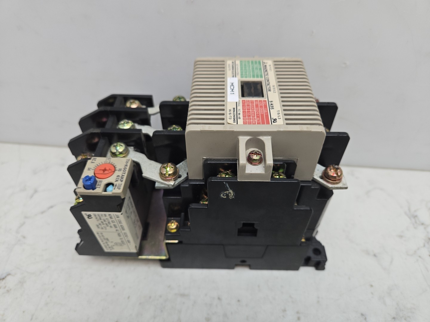 Mitsubishi S-K95 Magnetic Contactor 3 Pole w/ TH-K60TAKP Overload Relay 54-80A