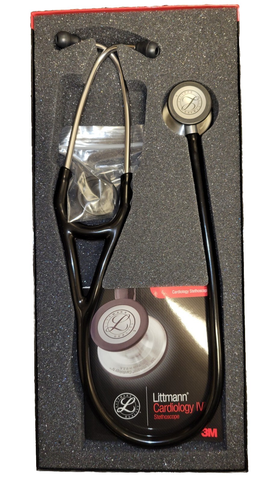 New 3M Littmann 6152 Cardiology IV Stethoscope 27in. Black