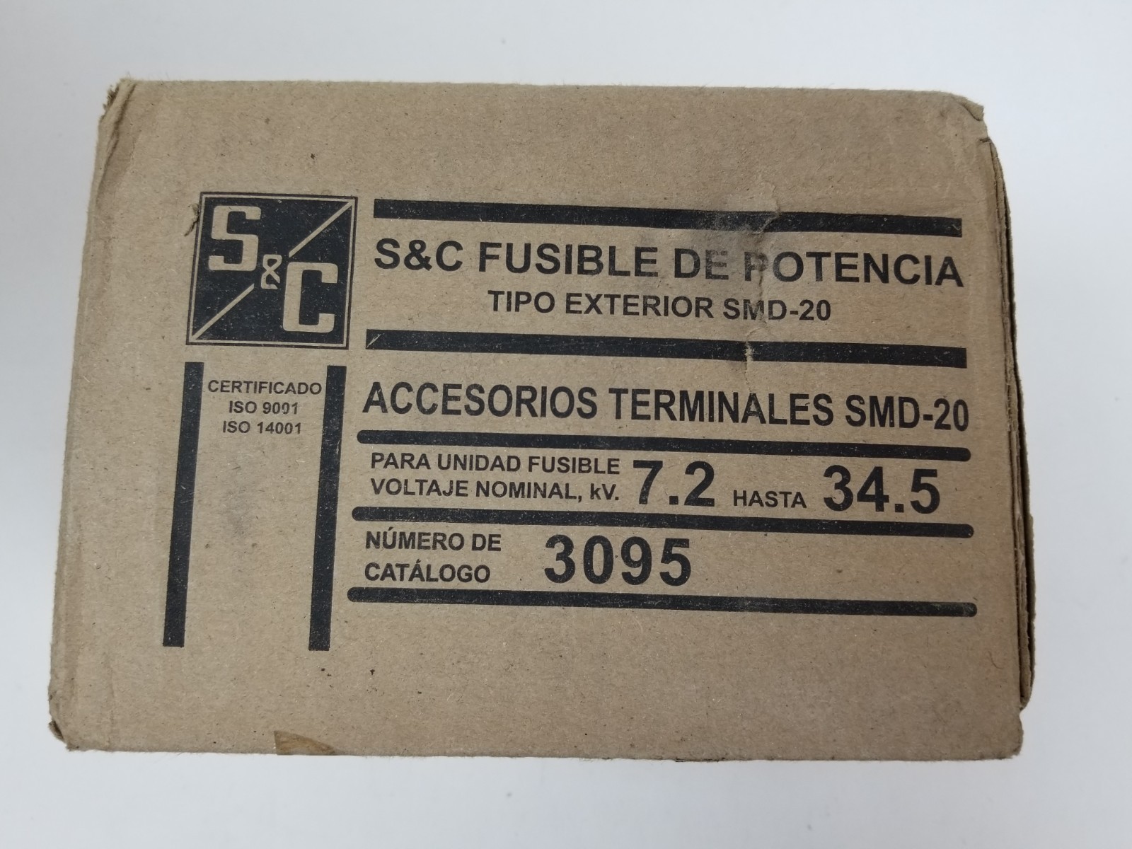 S&C Electric 3095 Fuse End Fittings SMD-20 14.4-38kV 200A NEW