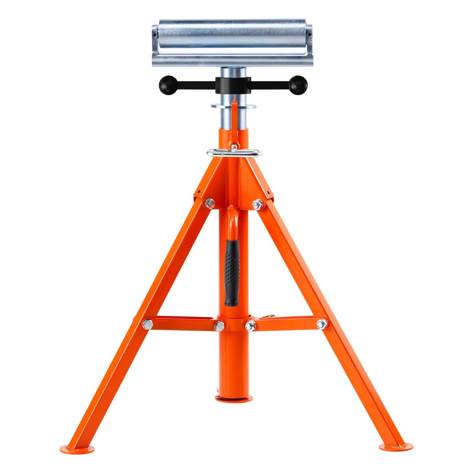 VEVOR Roller Stand 2500 LBS Load 27.6″-52″ Height Adjustable 45# Steel Foldable
