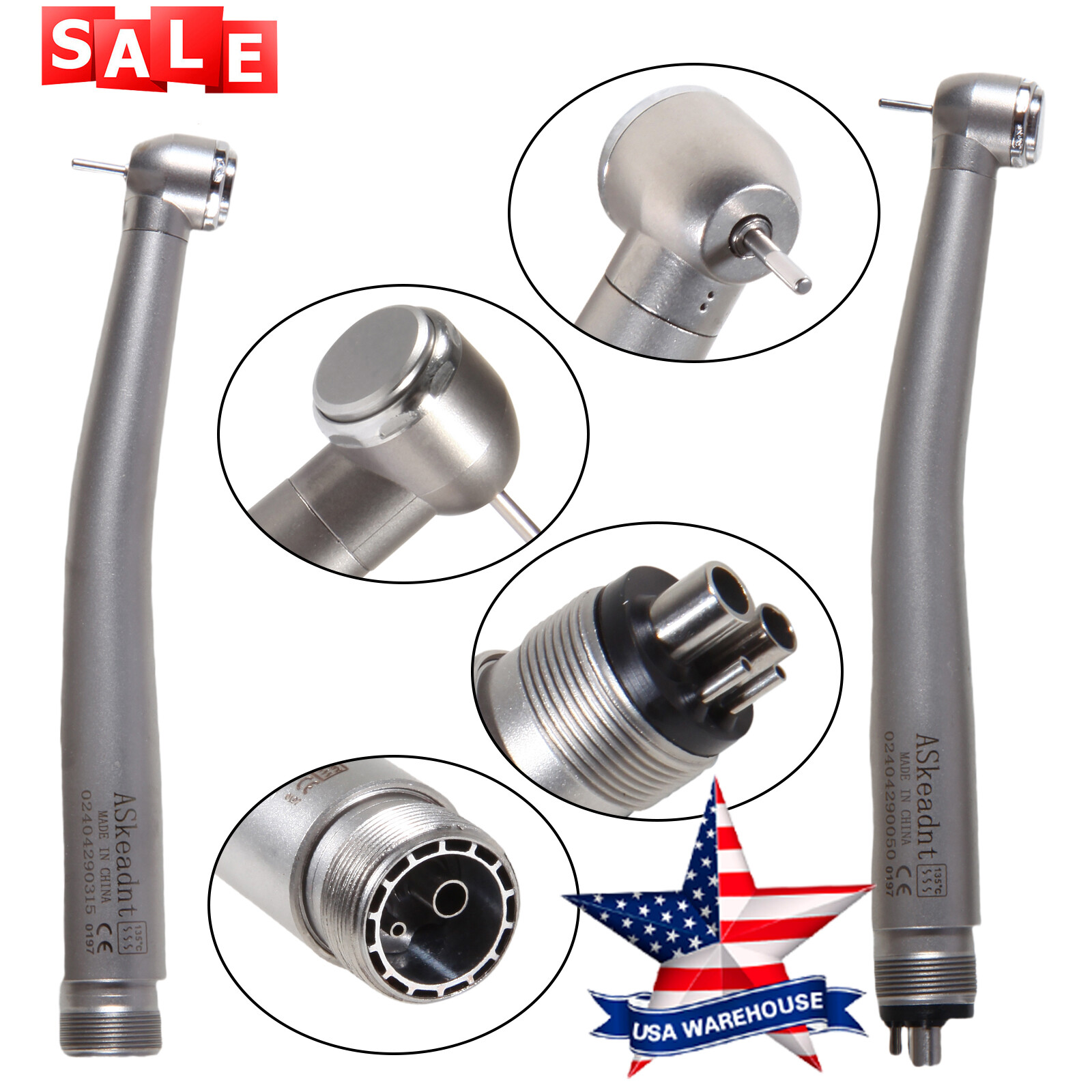 Turbina NSK PANA MAX Style Dental High Speed Handpiece Push Button 2 Hole/4 Hole