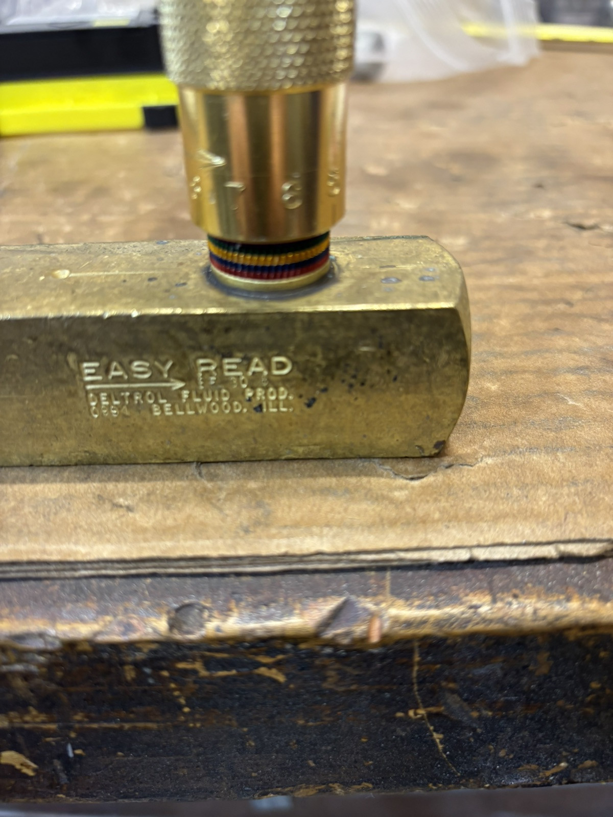 EASY READ DELTROL FLUID PRODUCTS BRASS EF30B 3/4-14 PORT UP TO 40.00GPM 2000PSI