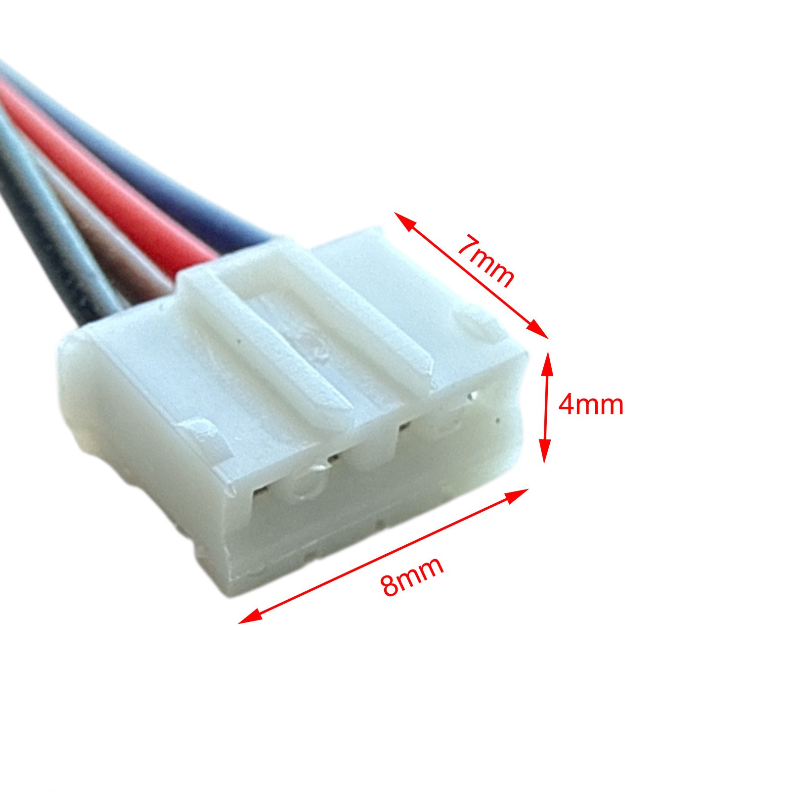 JST PH 2.0mm 4 Pin Double Connector Extension Wire 5pcs for RC Electronic Parts