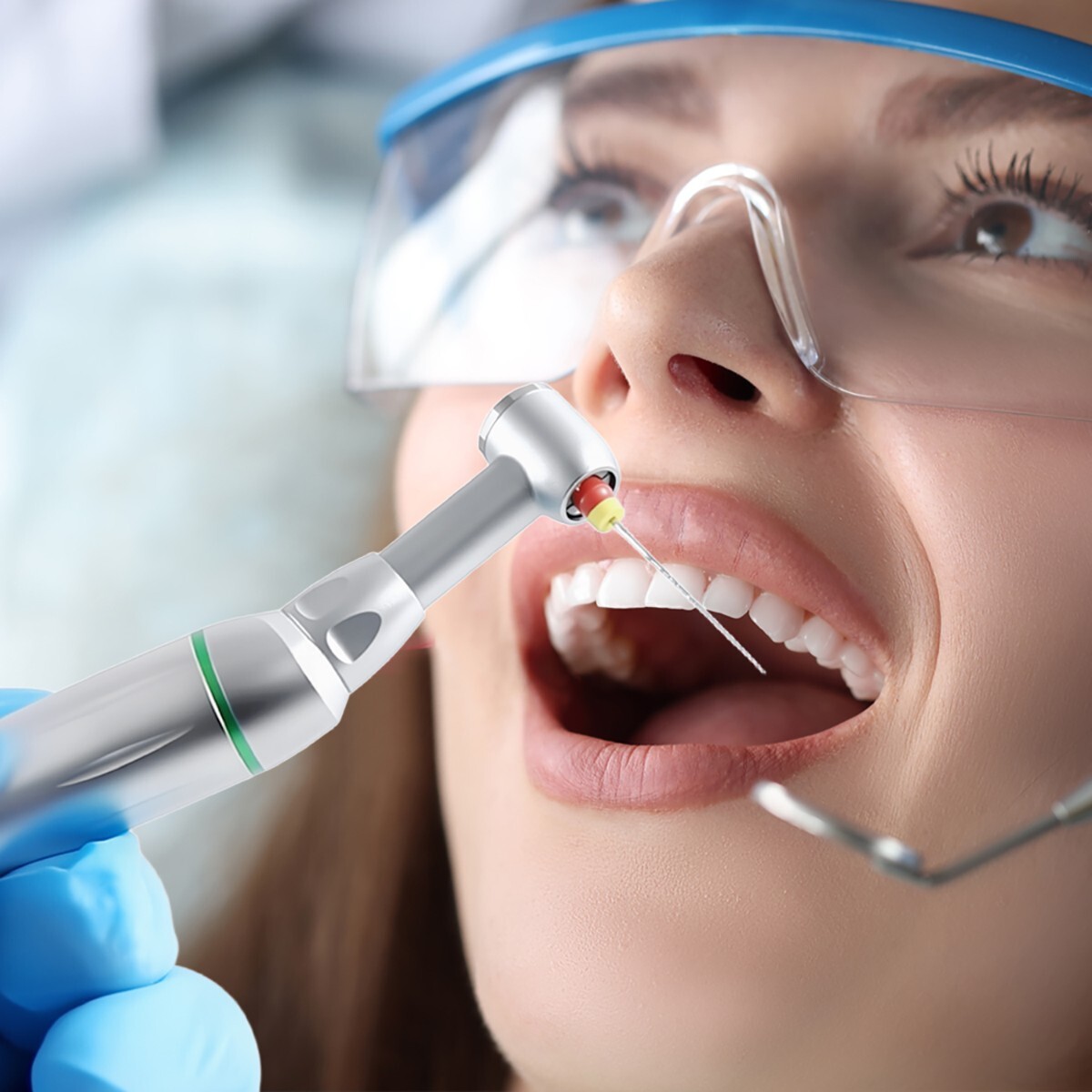AZDENT Dental Endo Reciprocating Handpiece 10:1 Contra Angle Endodontic 60° M4