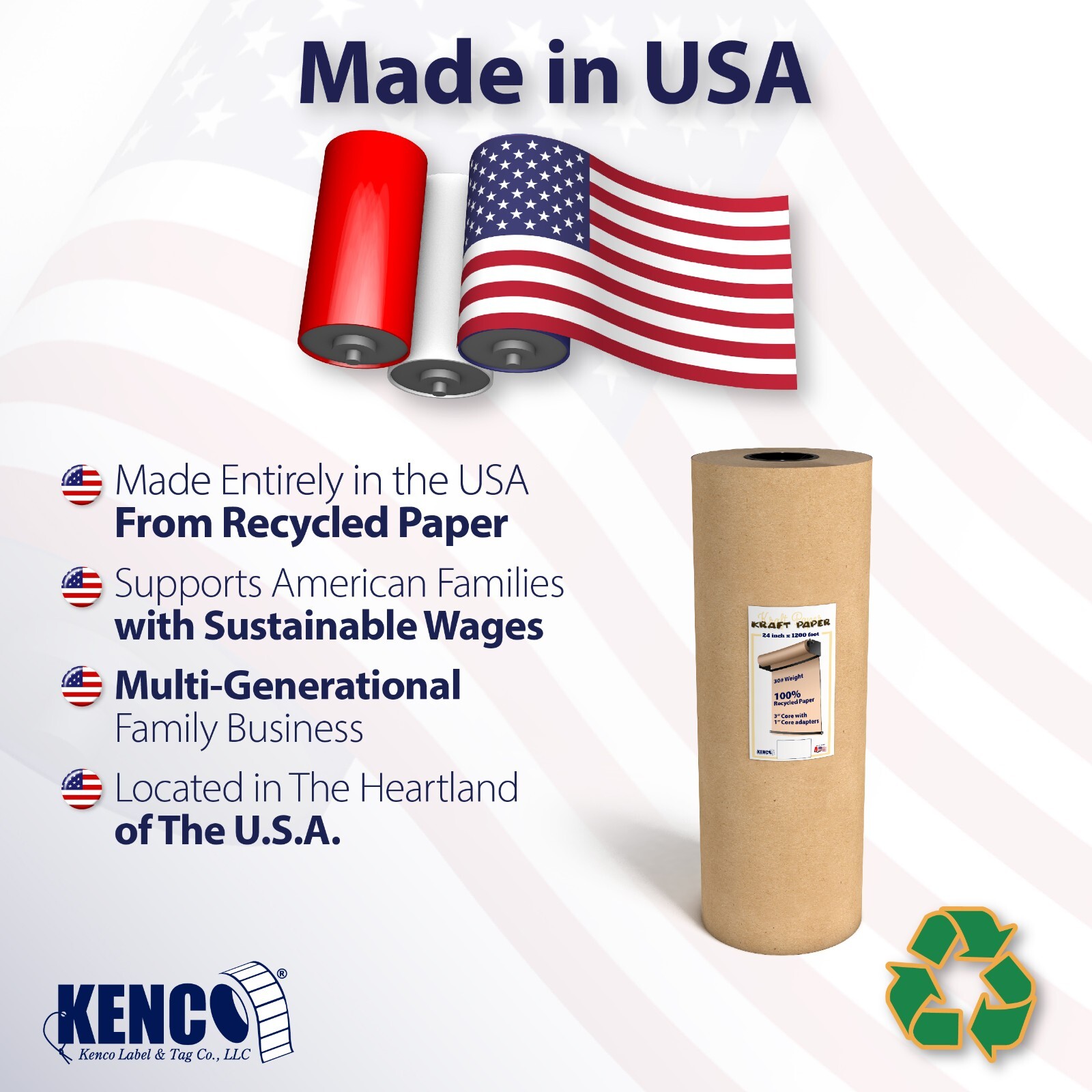 Large Brown Kraft Paper Roll – 24″ In x 1200′ Ft Long – Crafts, Packing Shipping