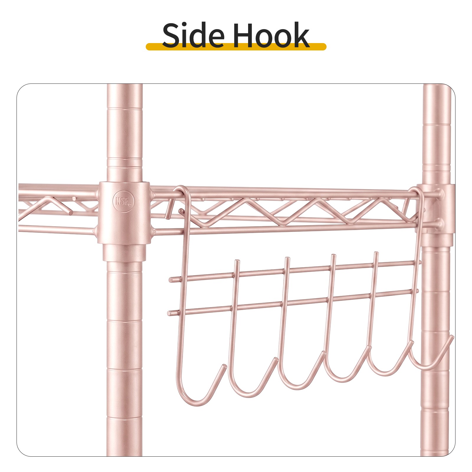 54x29x150cm 5-Layer Iron Adjustable Display Retail Rack Adjustable Shelf