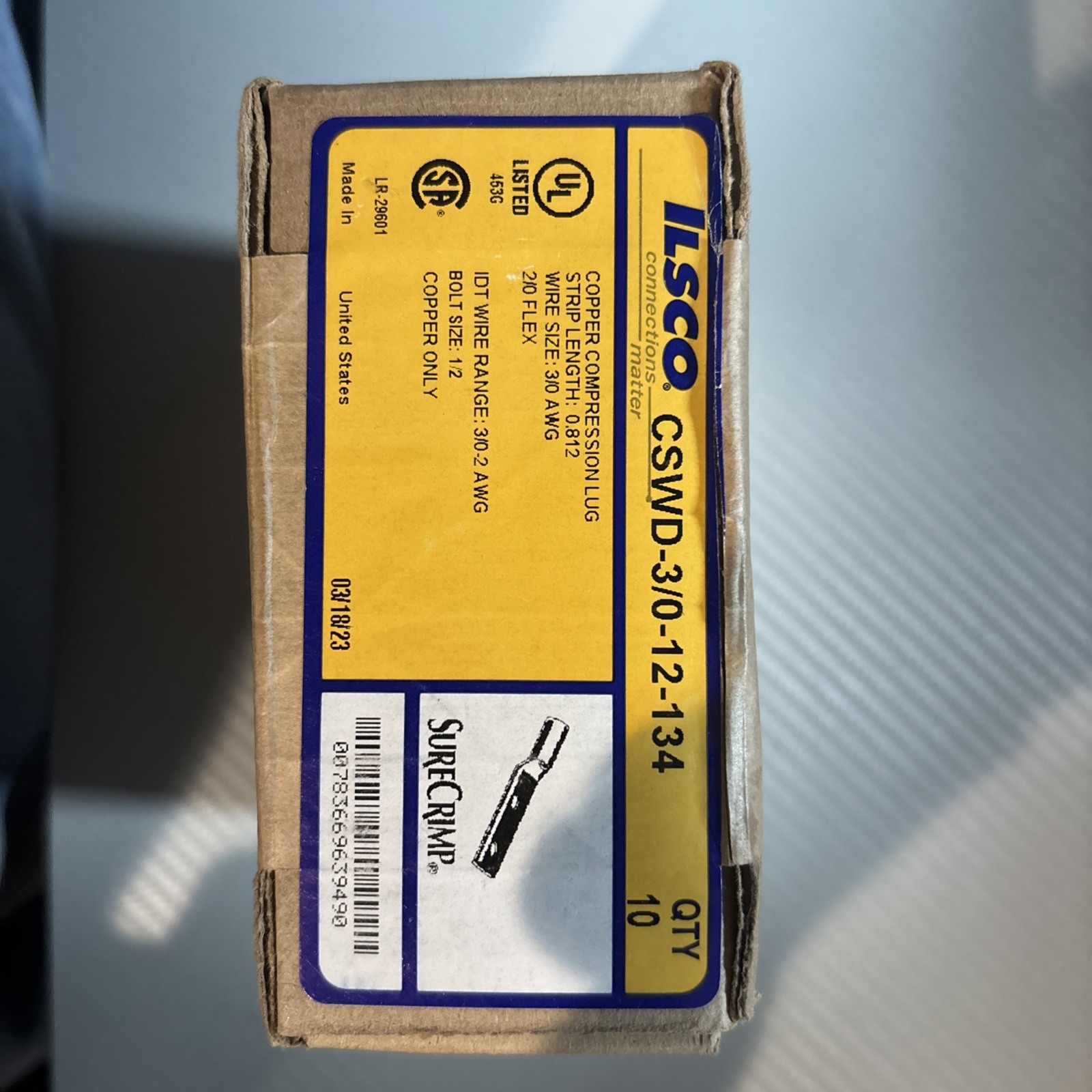 Ilsco Cswd-3-0-12-134
