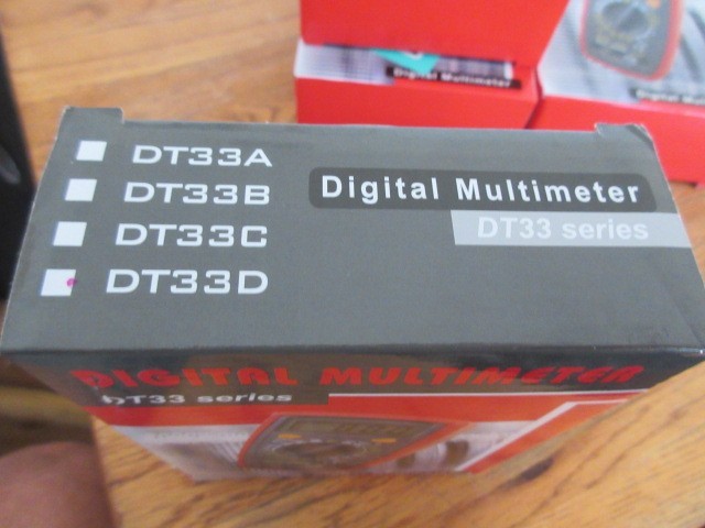 DT33D Multimeter Tester 2000 Counts Digital with DC AC Voltmeter BRAND NEW