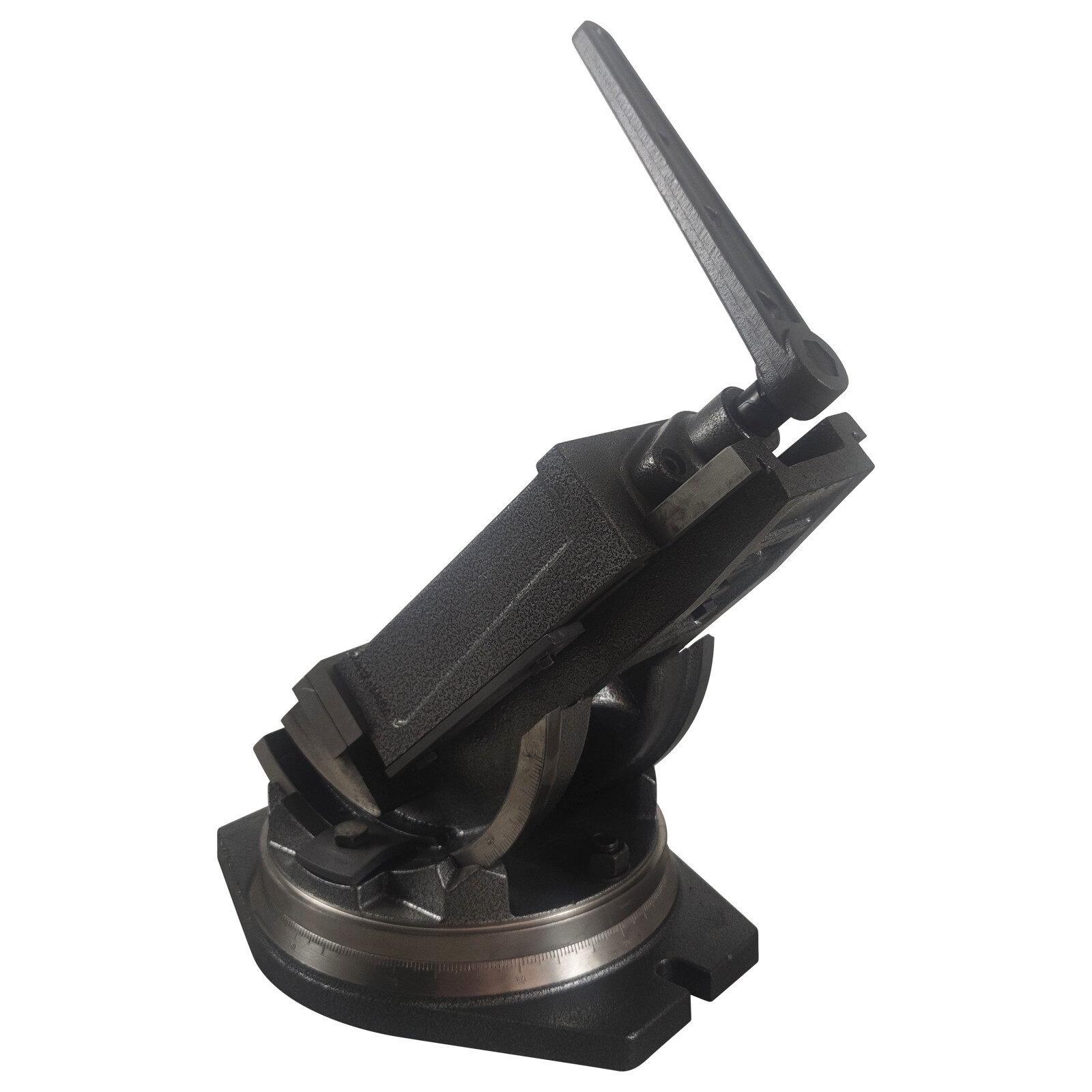 6 Inch Tilting and Swiveling Milling Bench Vice 0-90 Degrees Flat Vice