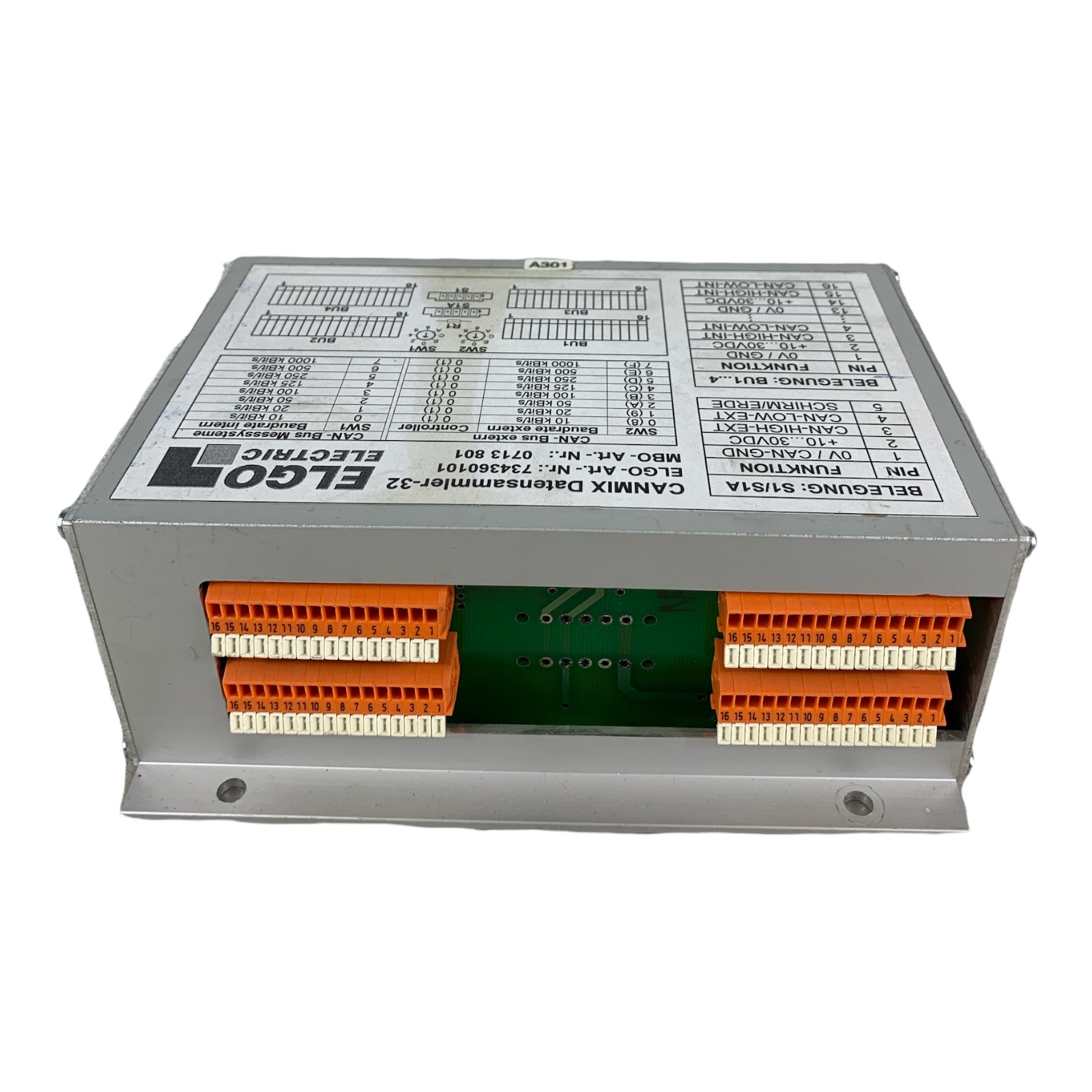 Elgo Electric 734360101 Data Collector