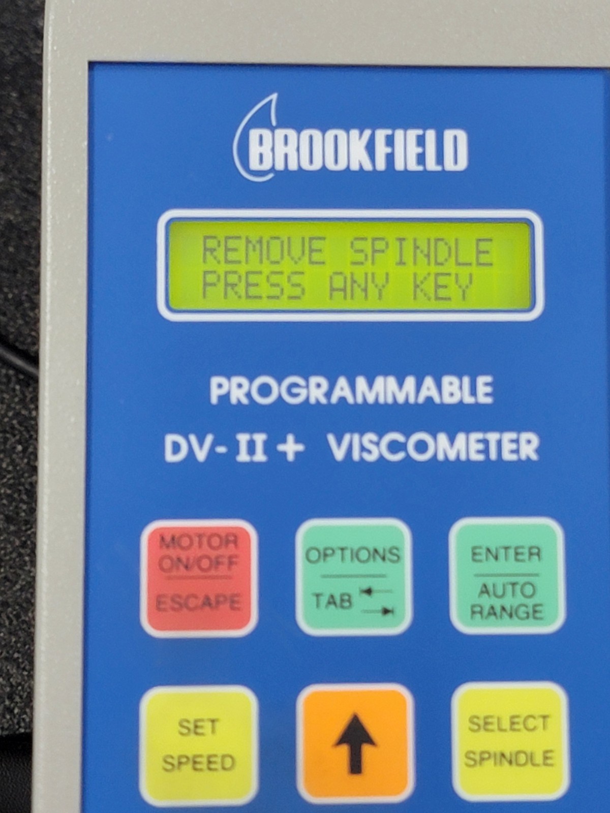 LITTLE USE – WITH SPINDLE – Brookfield DV-II+ Viscometer VERSION: 5.0 LVDV-II+CP