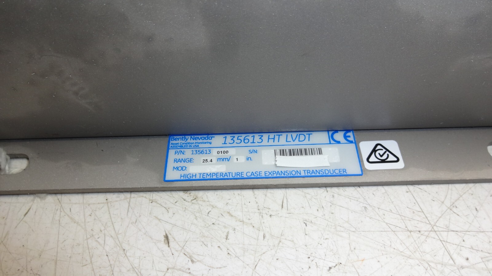 Bently Nevada 135613-100 135613 HT LVDT 25.4mm / 1 in