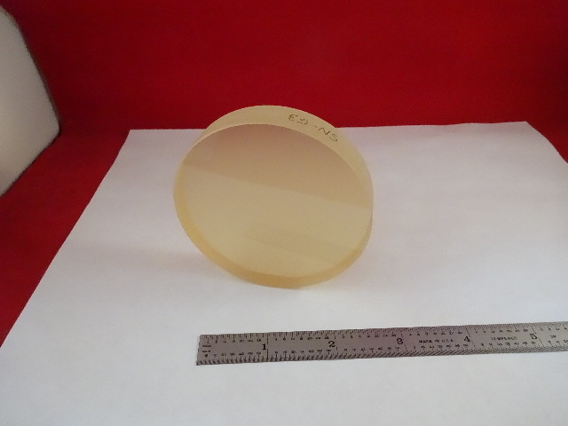 OPTICAL FLAT 3″ DIAMETER UNCOATED POLISH DULL ZERODUR LASER OPTICS AS IS #80-06