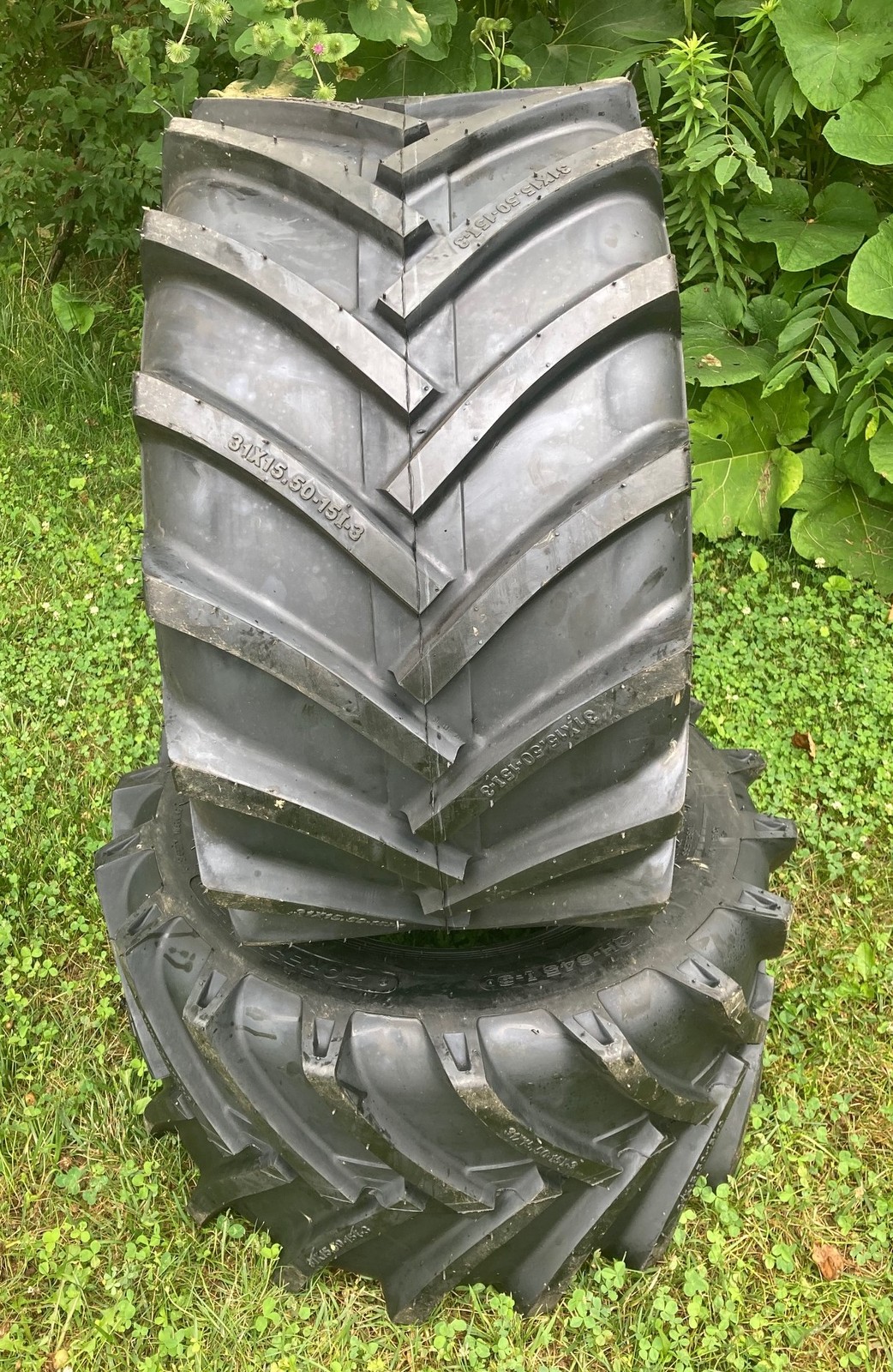2 NEW 31X15.5-15 Trencher Tires -I-3 Tread -12 PR -31-15.50-15 -Forerunner QH645