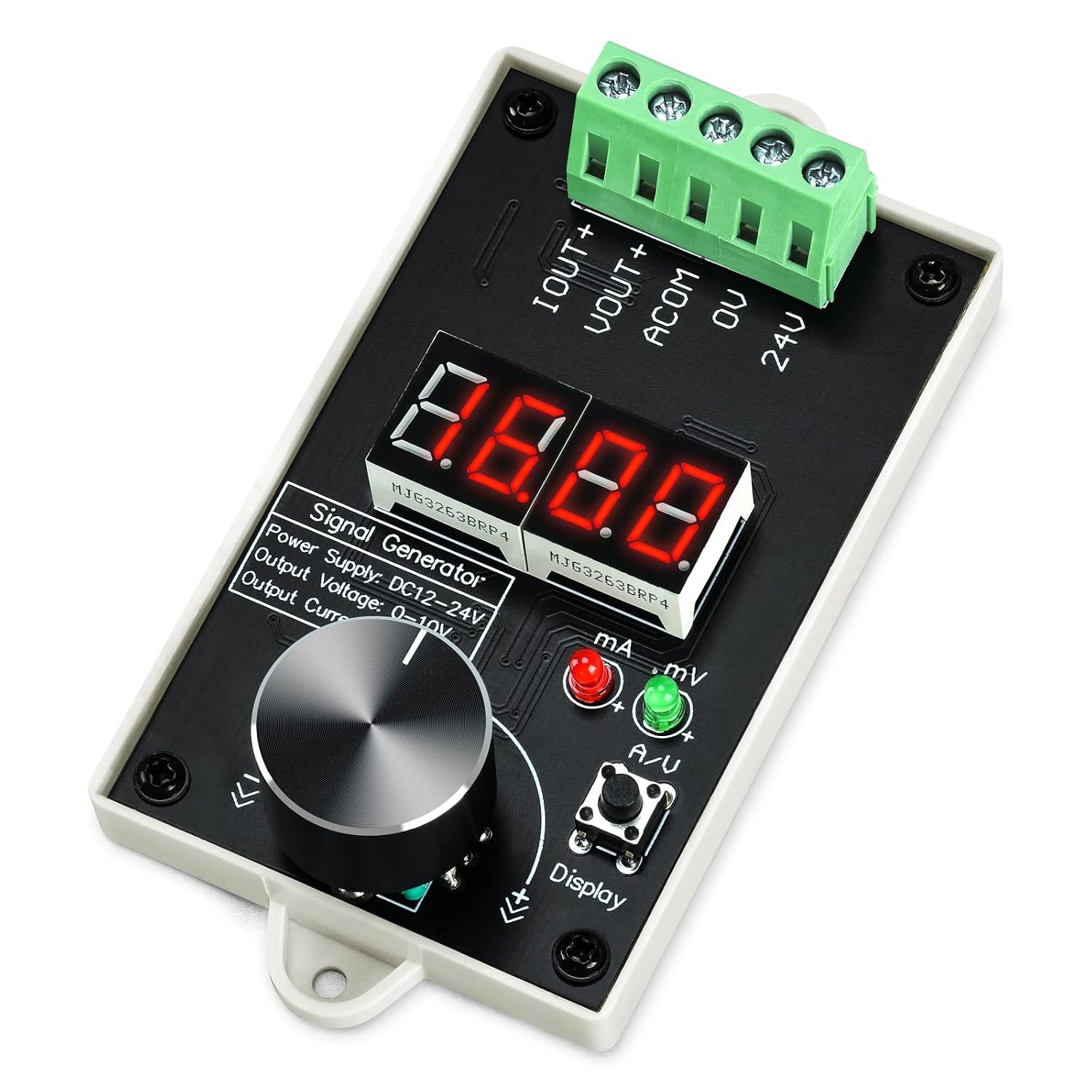 Adjustable Signal Generator, DC 0-10V Current or 4-20mA Voltage with LCD Disp…