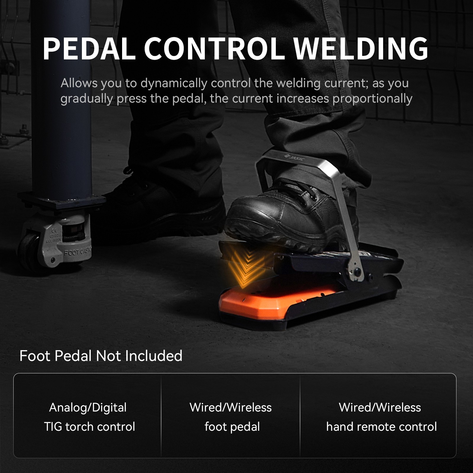 JASIC TIG200P PFC 5IN1 Pulse TIG MMA Welder 95-265V Wide Voltage Welding Machine