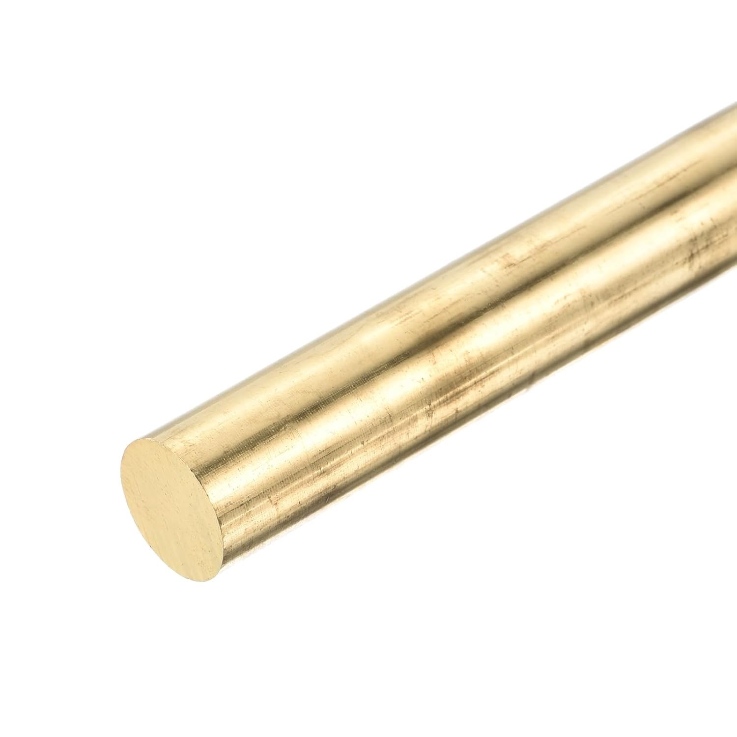 12″ x 5/8″ Brass Rods, Solid Round Brass Rod for DIY Craft Brass Rods Lathe B…