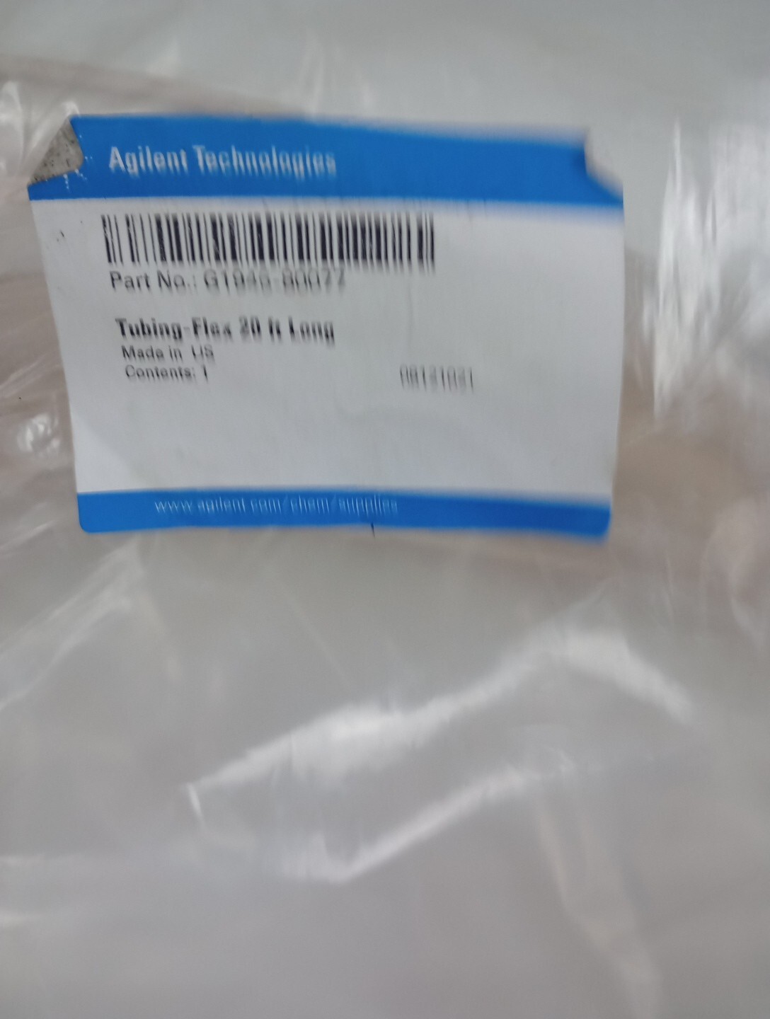 Tygon ACF00038 SPEC 1/2″ ID 3/4″ OD 20 Ft New in Sealed Agilent Bag #1946-80077