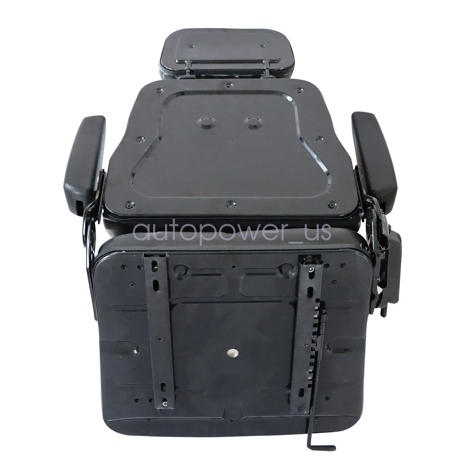 Universal Forklift Tractor Excavator Seat With Headrest & Safety Belt & Armrest