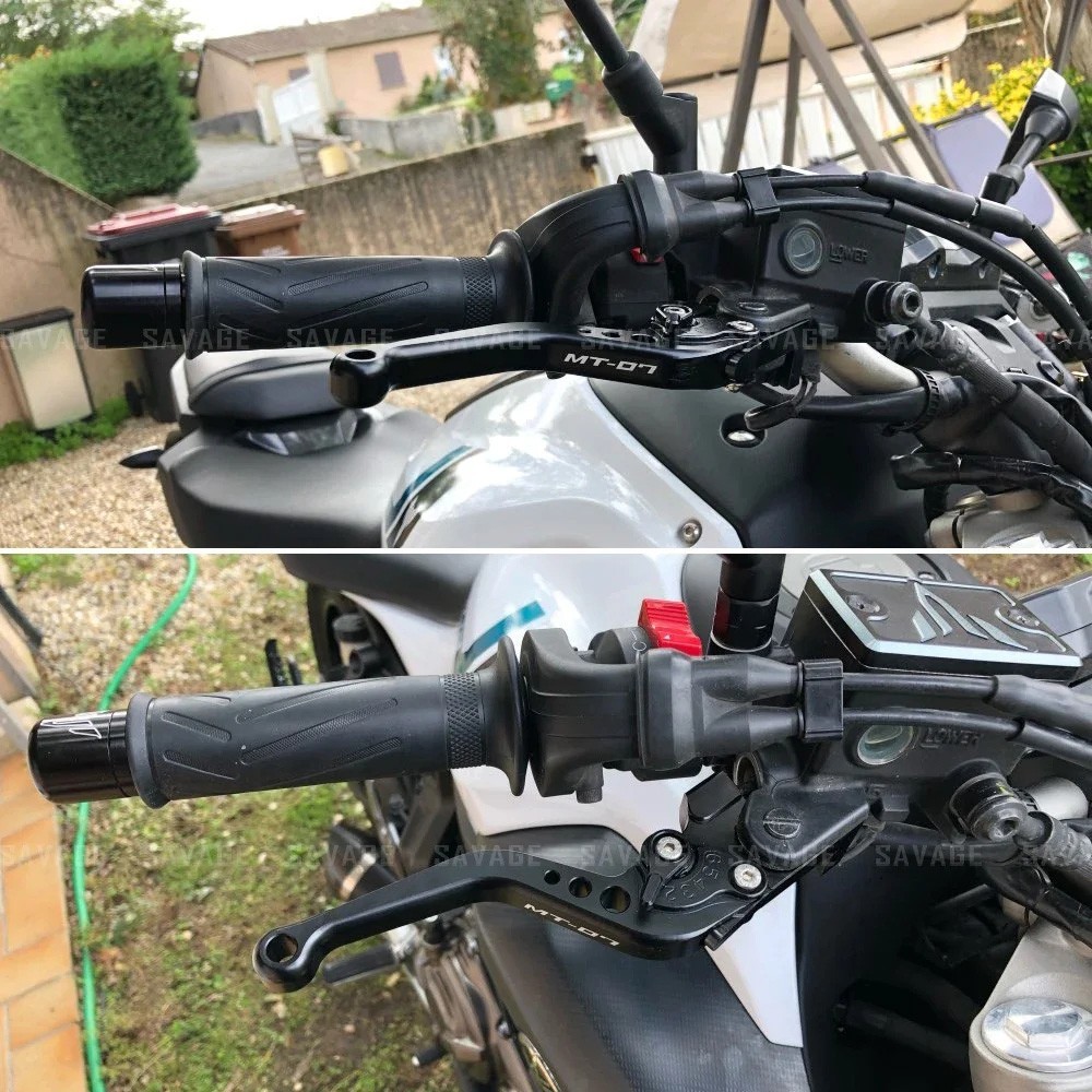 2025 Short Brake Clutch Lever For YAMAHA MT-07 MT07 MT-09 MT09 Tracer