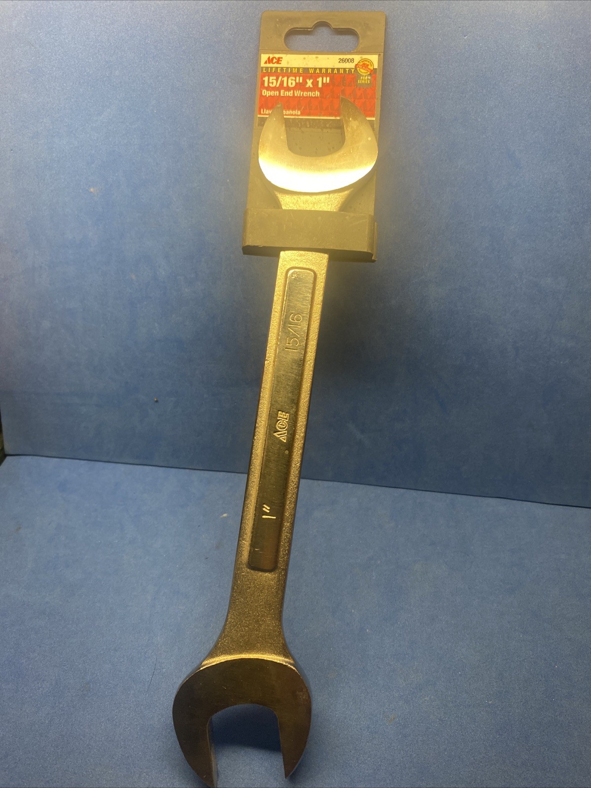 Ace, – Double Open And Wrench! 15/16” X 1”- ￼ Lifetime Warranty, (NEW)