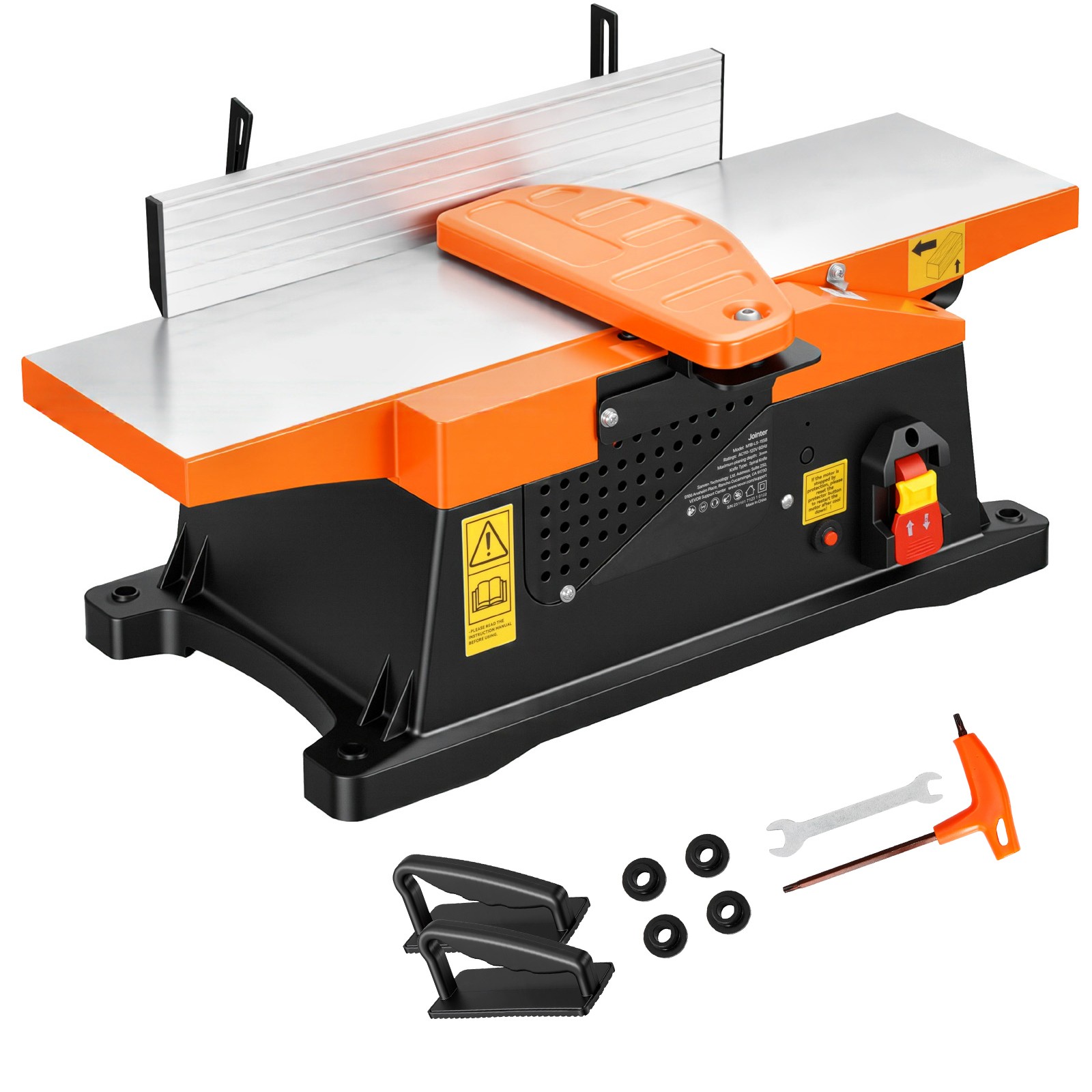 Uimoso Spiral Benchtop Jointer, 6-Inch, 12-Blade, 12000 RPM