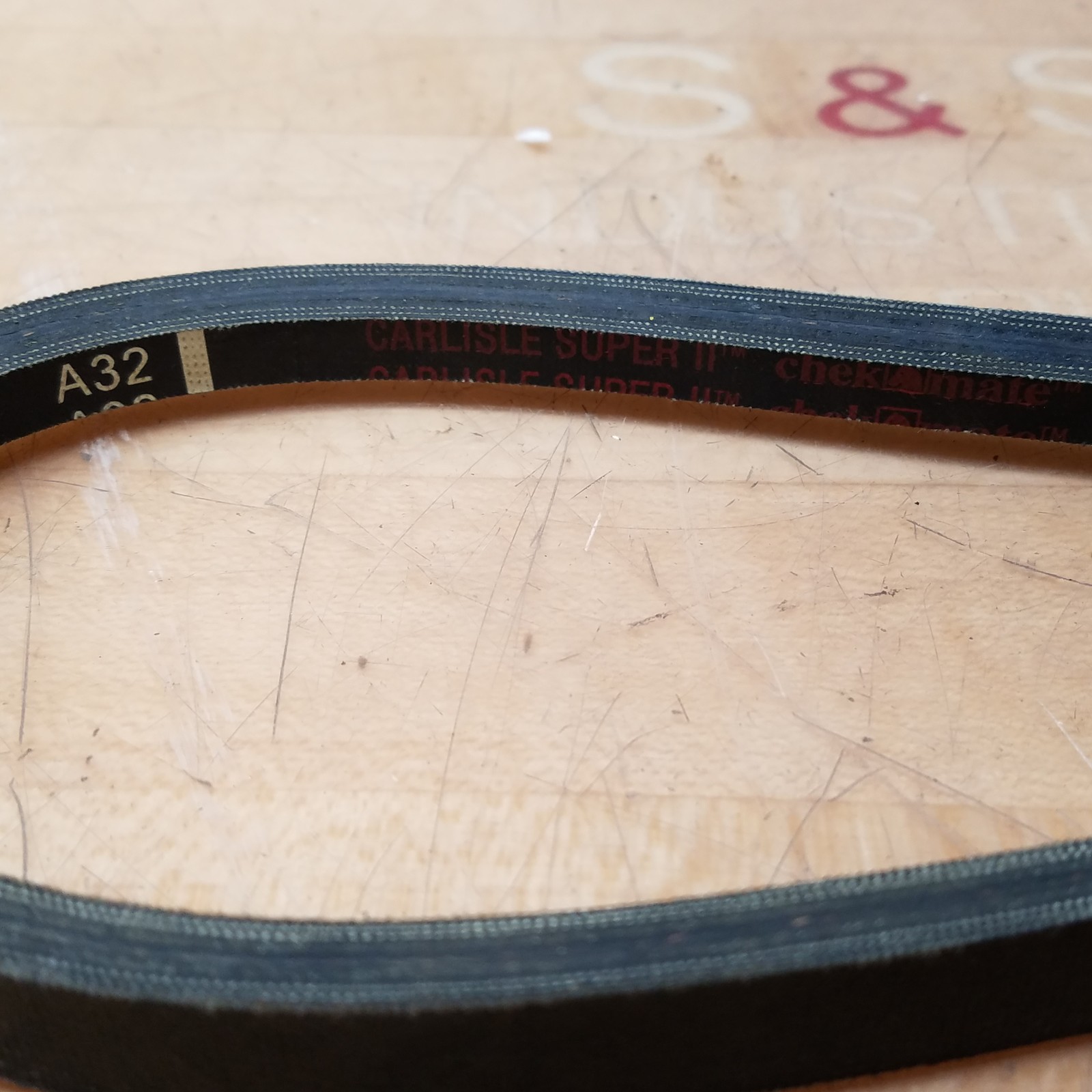 Carlisle A32 V-Belt, 1/2 in W Top, 34.2 in L Outside, 11/32 in THK, A Section