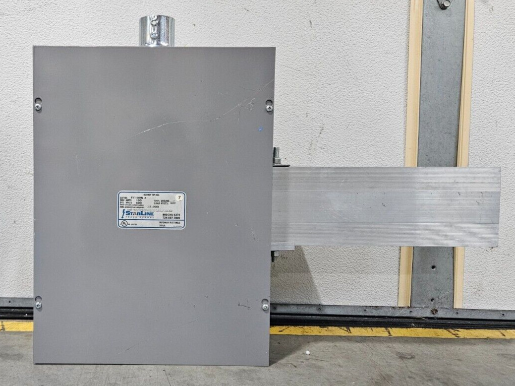 Starline EF100N-4 Busway Tap Box, 100A, 600V, Very good