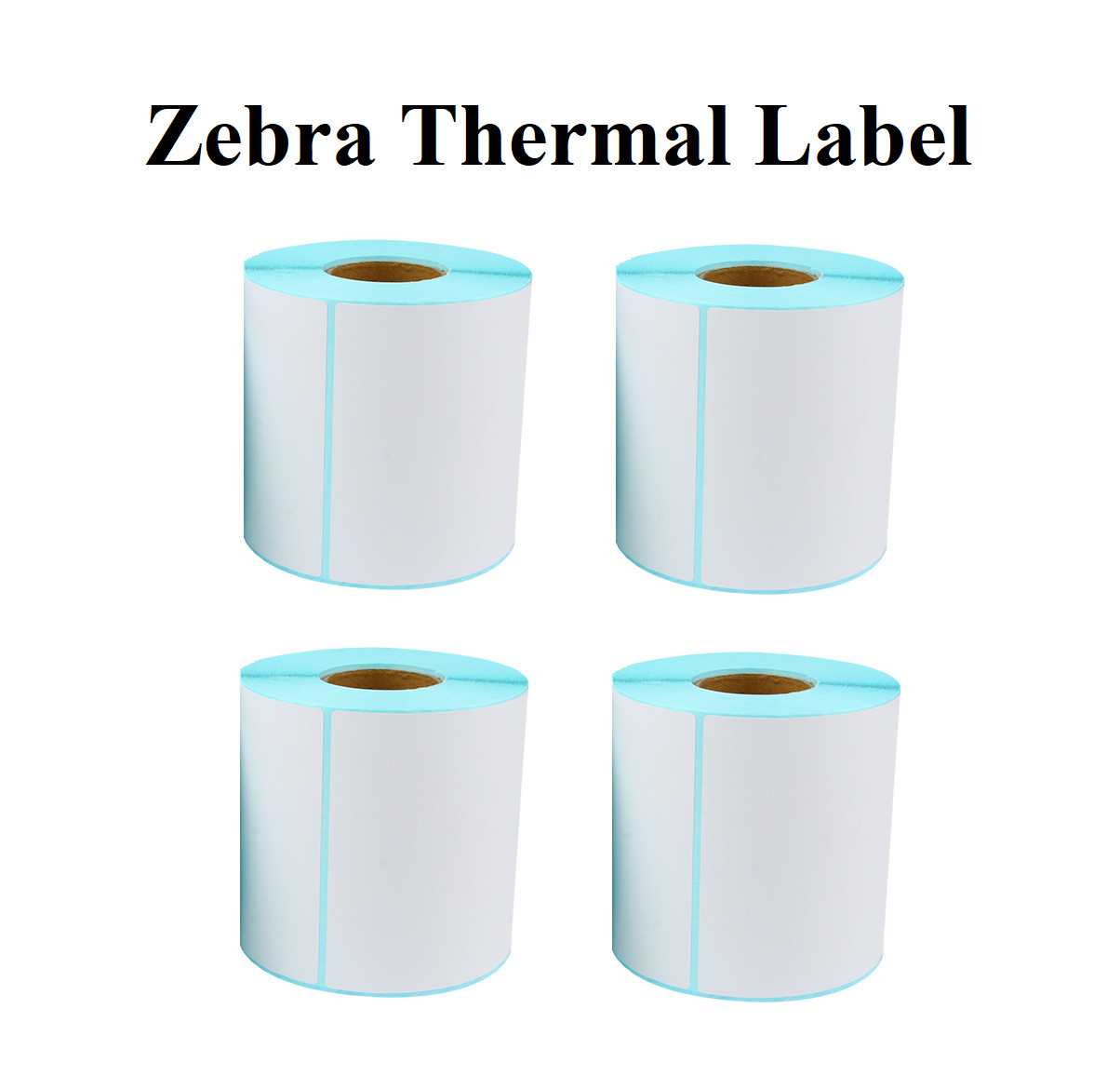 4 Rolls 250 4″ x 6″ Zebra 2844 Eltron Direct Thermal Printer 1000 Labels 4×6