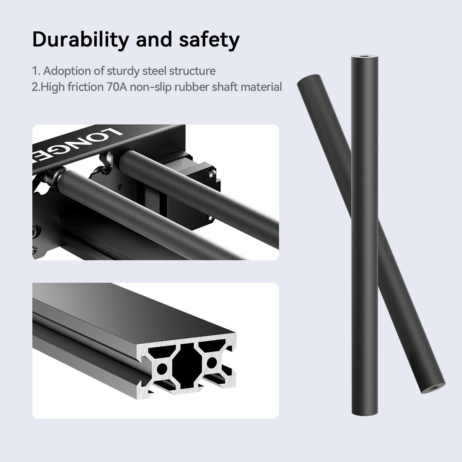 Longer Laser engraver Rotary Roller, Y-axis Engraver Attachment, 360° Rotation