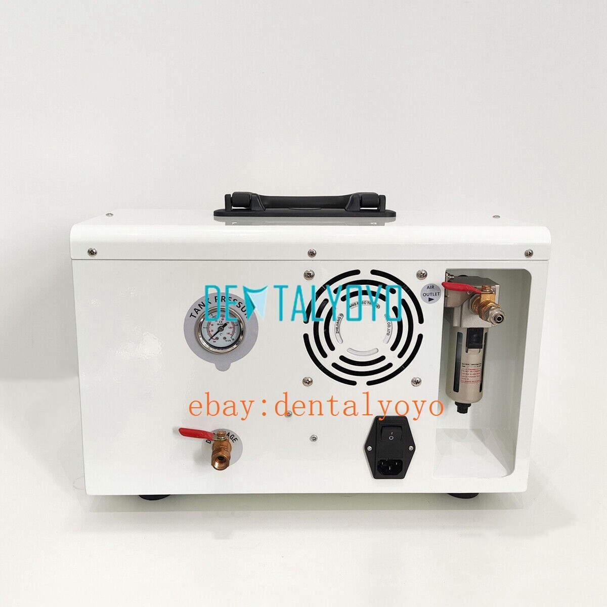 Portable Air Compressor for Greeloy Mobile Dental Cart Unit GU-P302 &GU-P302S