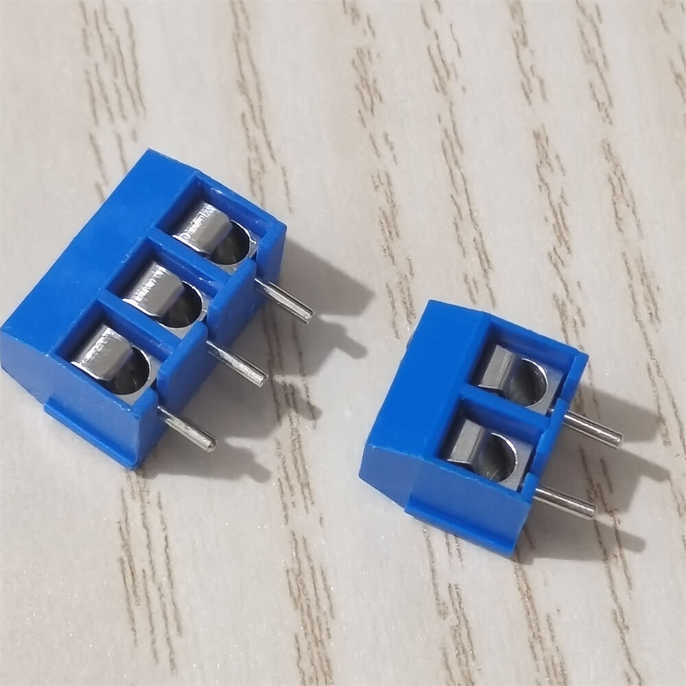 60PCS KF301-2P/3P PCB Mount Screw Terminal Block Connector 5mm Pitch 2/3Pin