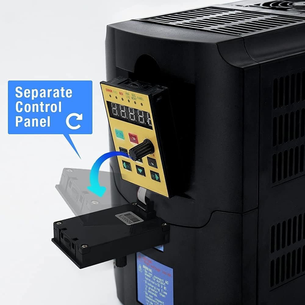 7.5KW 10HP VFD 220V 1 or 3 Phase Input 3 Phase Output Variable Frequency Drive