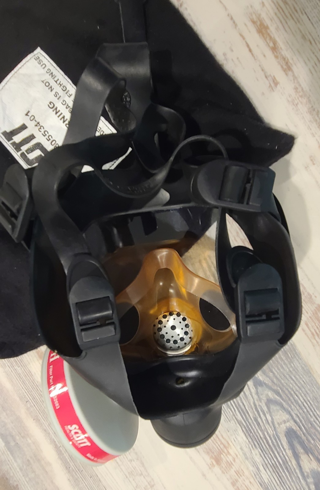 Scott Safety™ M120 Respirator Full Face Mask with 2 Air Purifying Cartridges