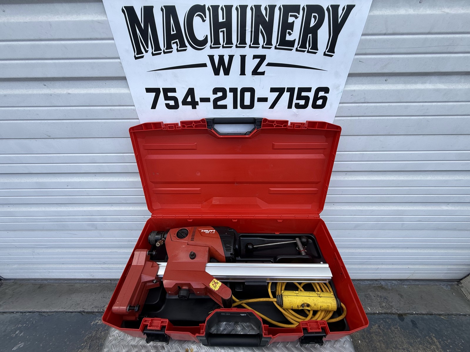 Hilti DD 120 DD120 Core Drill with Rig and Case L@@K #1