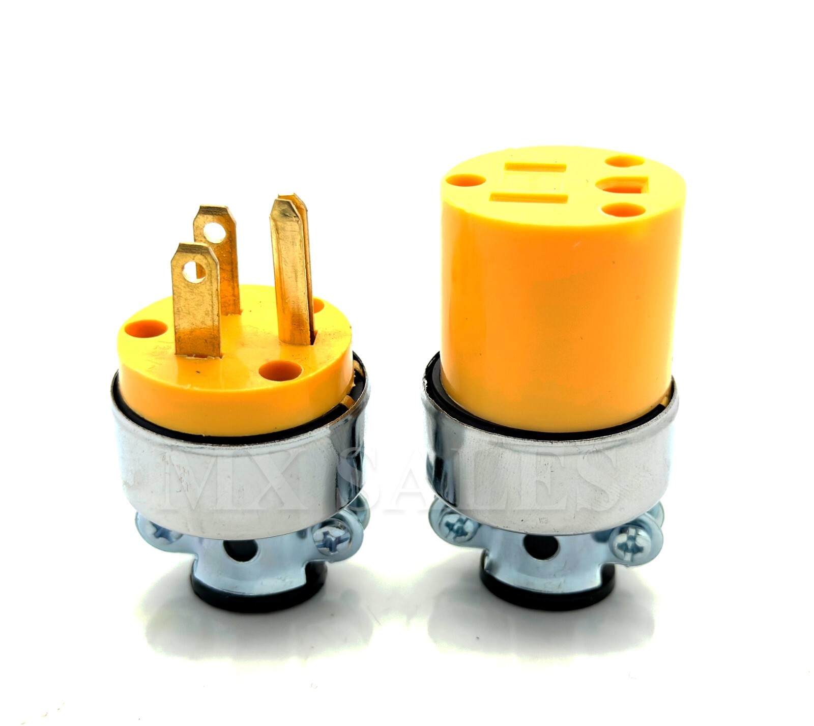 MALE & FEMALE Extension Cord Electrical Wire Repair Replacement Plug End