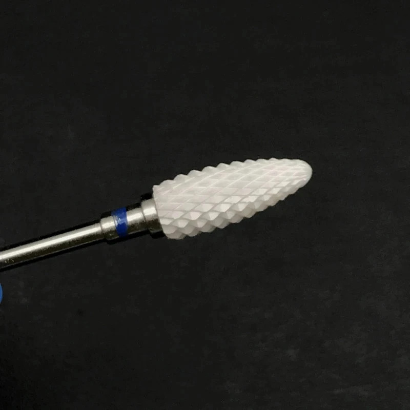 5Pc Dental Lab Ceramic Zirconia Polishing Drill Burs Bullet 3/32″ HP Shank
