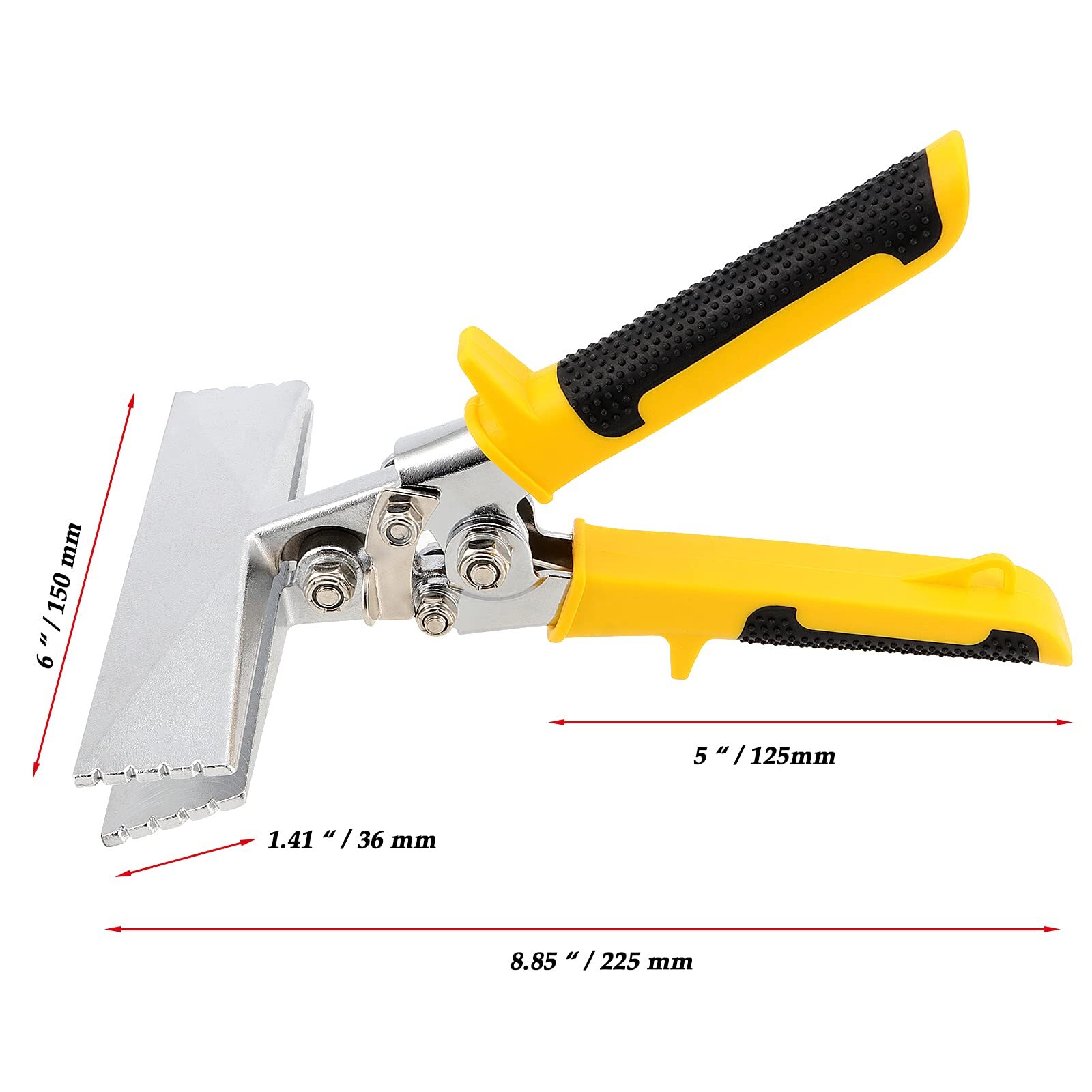 6 Inches Sheet Metal Hand Seamer Straight Metal Seamer Straight Jaw Bending P…