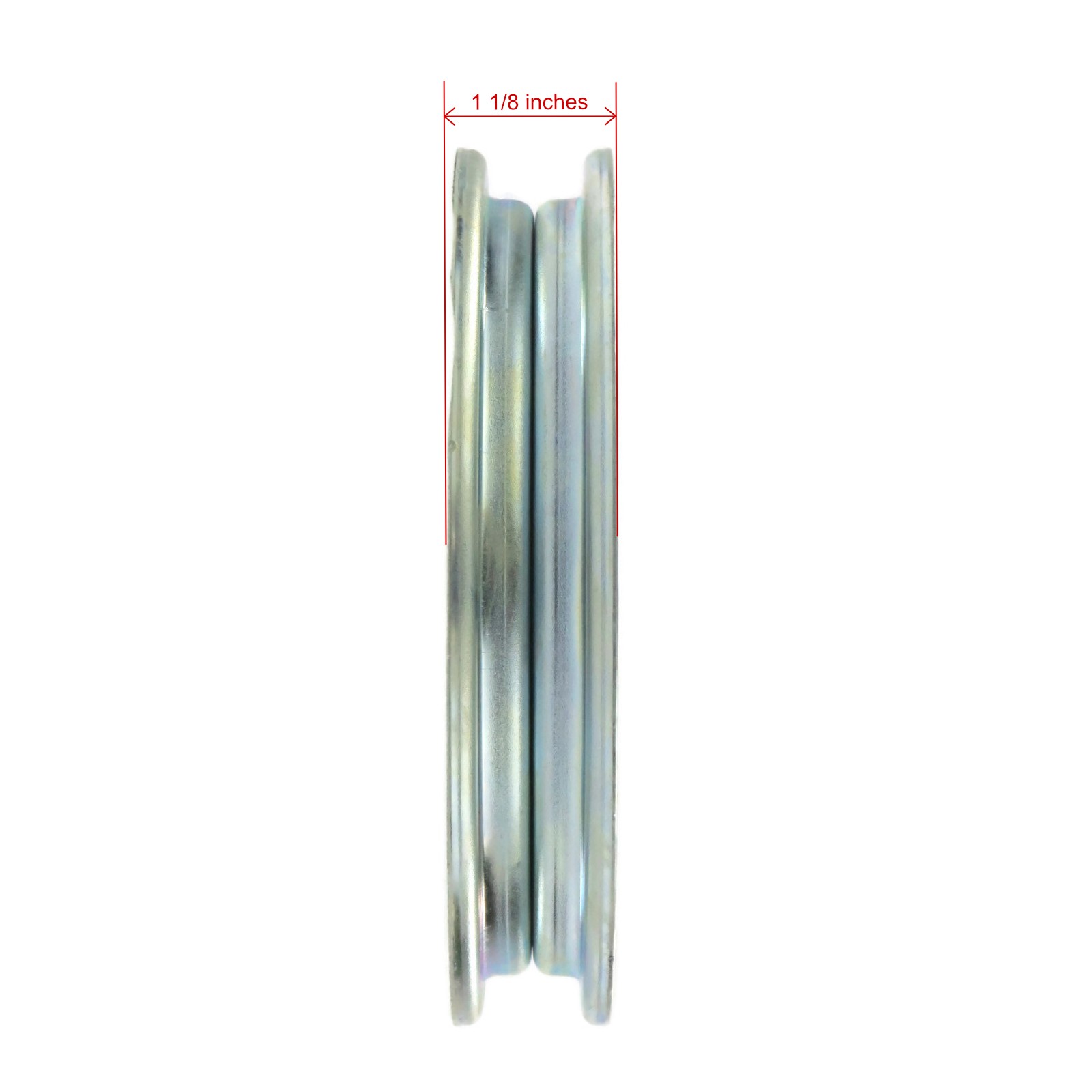 Flat Idler Pulley for Many Toro Z Master Mowers with 48″, 52″, 60″, & 72″ Decks