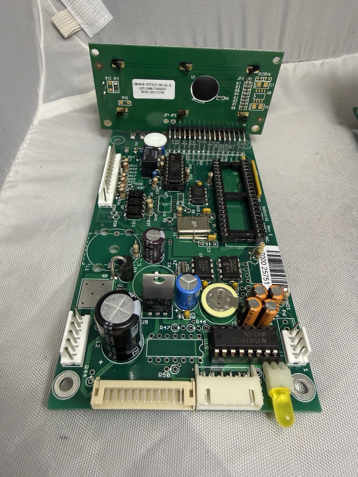 Lot of 2 JAMEX LCD Display Control Board Assemblies CM0818-SYT1LY-20-A1-Z NOS