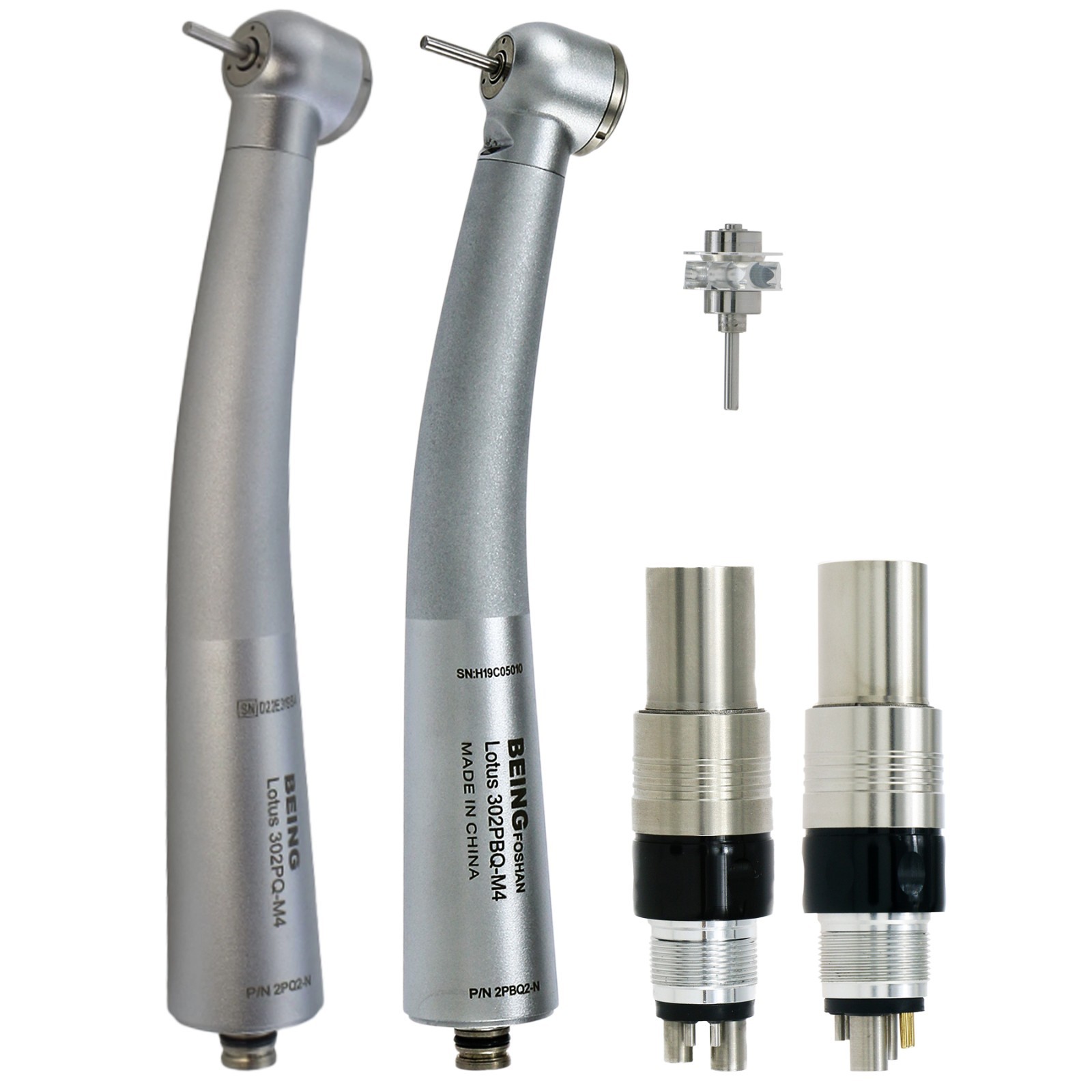US BEING Dental Fiber Optic High Speed Handpiece For Kavo NSK Coupler 4/6 Holes