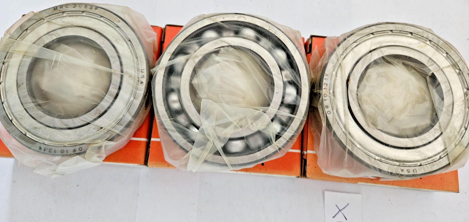 MRC 208SF Bearing Lot of 3