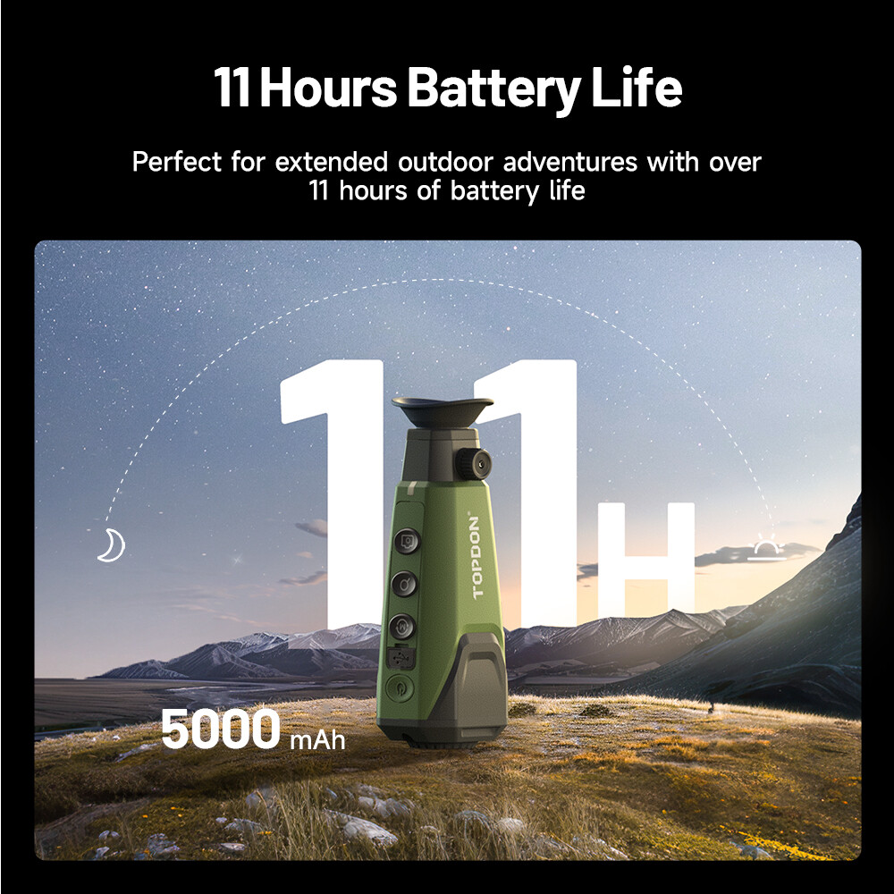 Super-Ai 384×288 Thermal Imaging Monocular 1-8X Digital Zoom Scope for Hunting