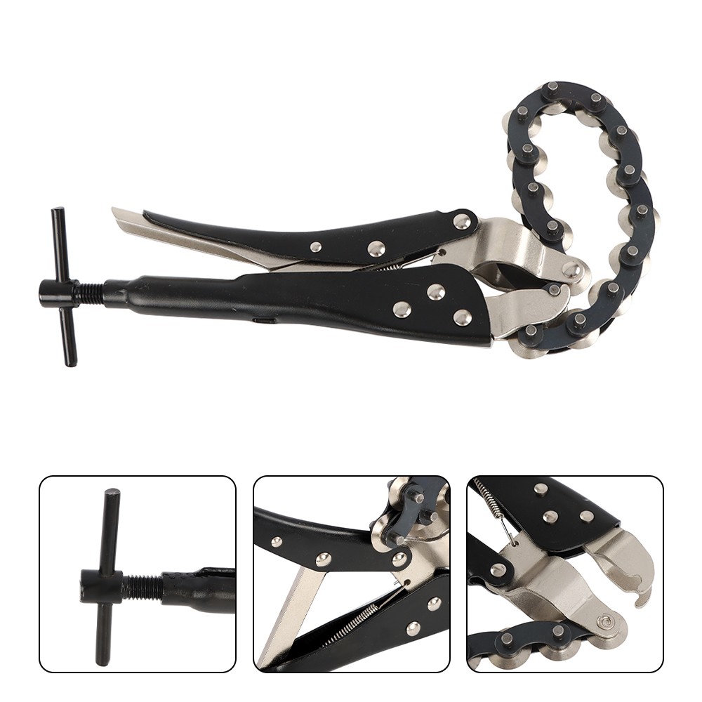 Heavy Duty Exhaust Cutting Tool Tube Chain Tail Pipe Cutter Plier 19mm – 78mm